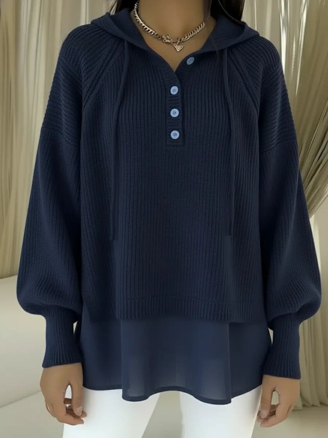 Pull à capuche confortable