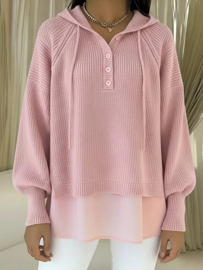 Pull à capuche confortable