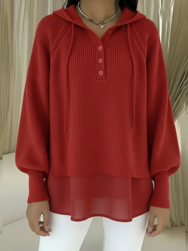 Pull à capuche confortable