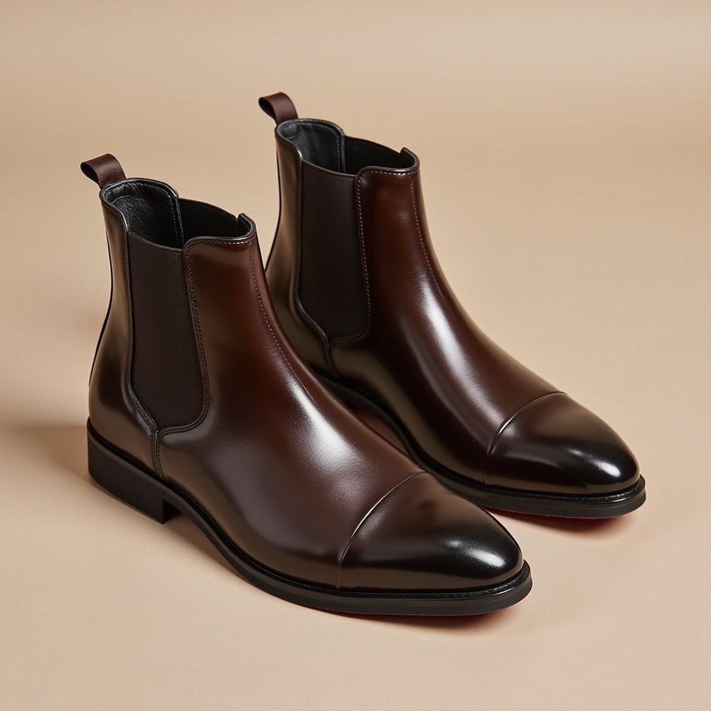 Bottines Chelsea en cuir Annibale