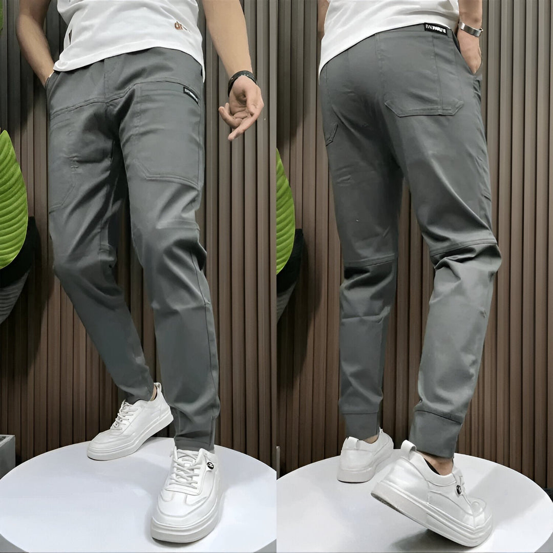 PANTALON CARGO ÉLASTIQUE DE PREMIÈRE QUALITÉ