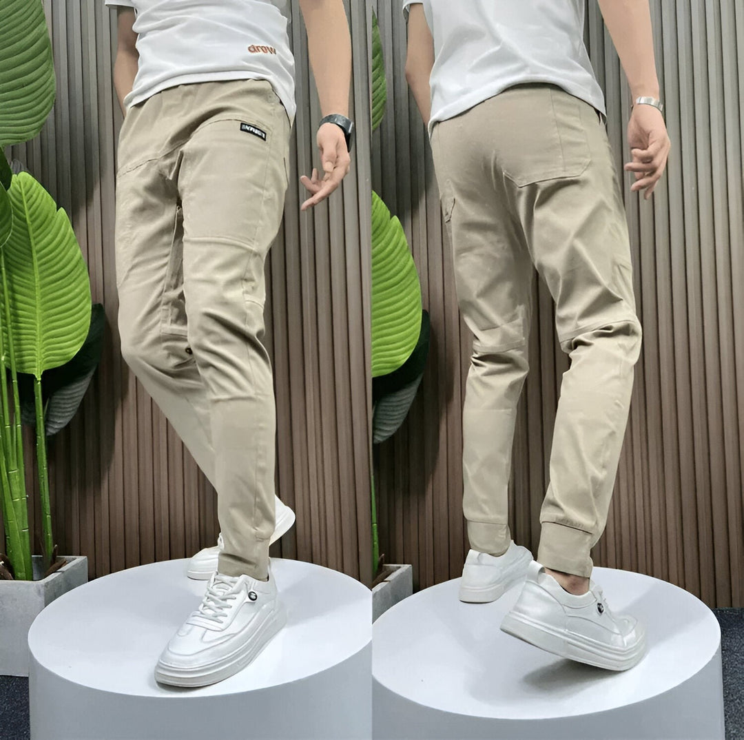 PANTALON CARGO ÉLASTIQUE DE PREMIÈRE QUALITÉ