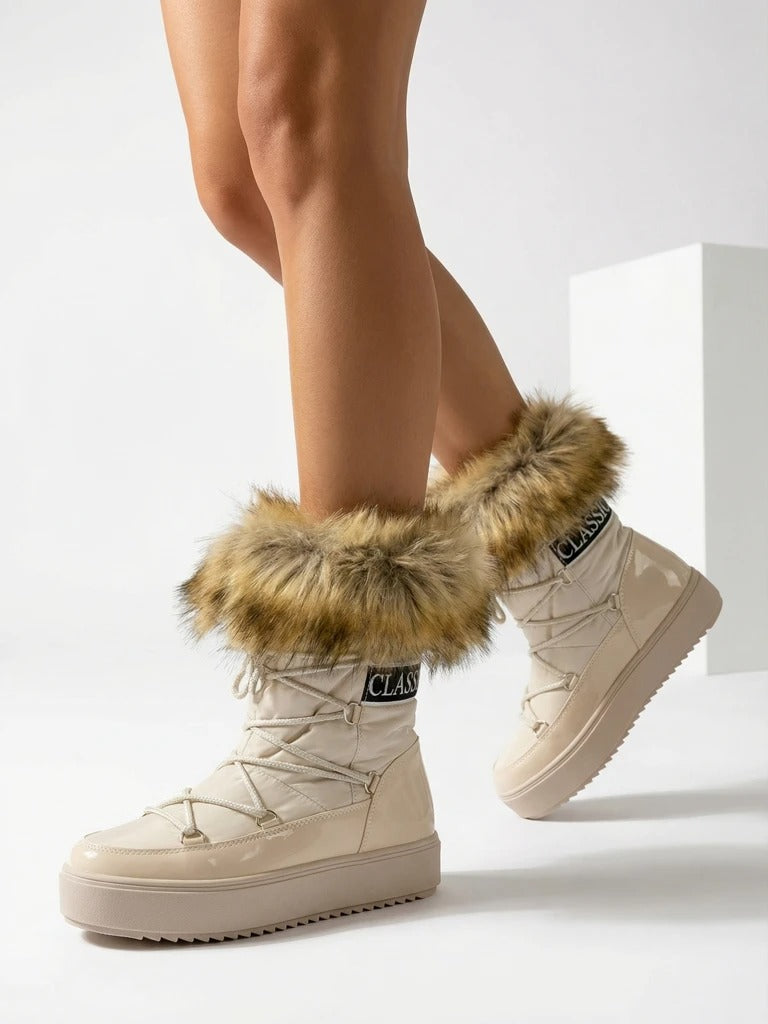 Bottes de neige fourrure pour femmes