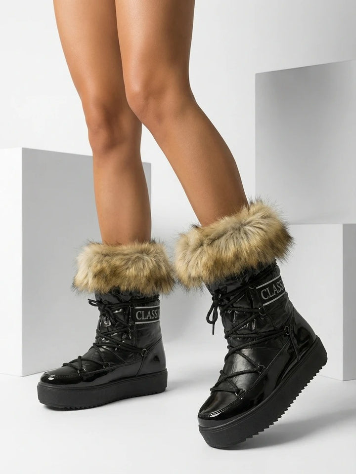 Bottes de neige fourrure pour femmes