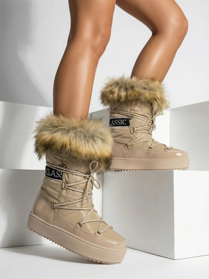 Bottes de neige fourrure pour femmes