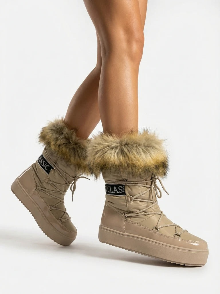 Bottes de neige fourrure pour femmes