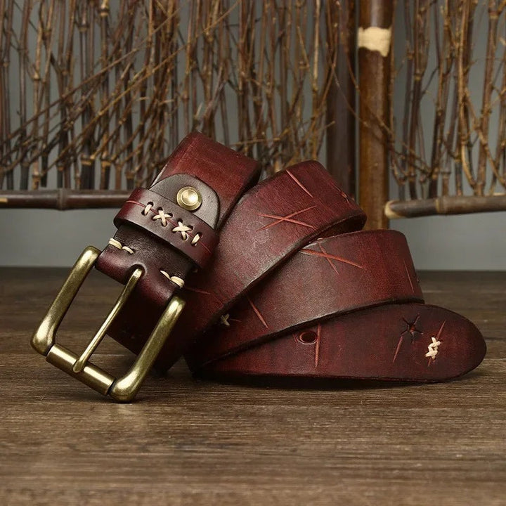 Ceinture en cuir de buffle
