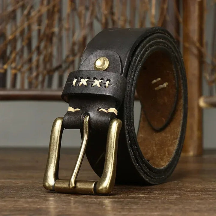 Ceinture en cuir de buffle