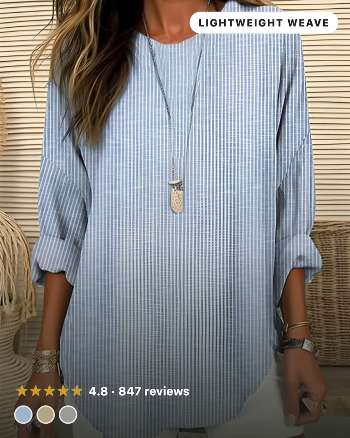 Rosaria | Trendy Striped Blouse