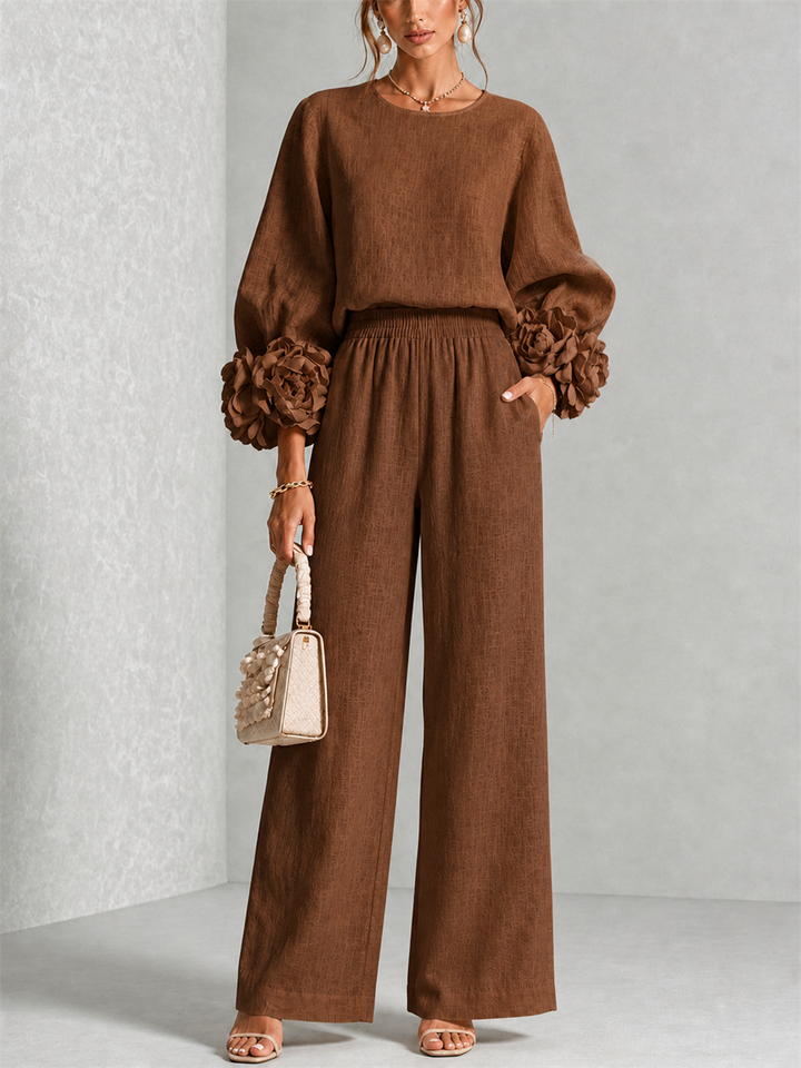 Carys | Conjunto de Dos Piezas con Tapa Floral