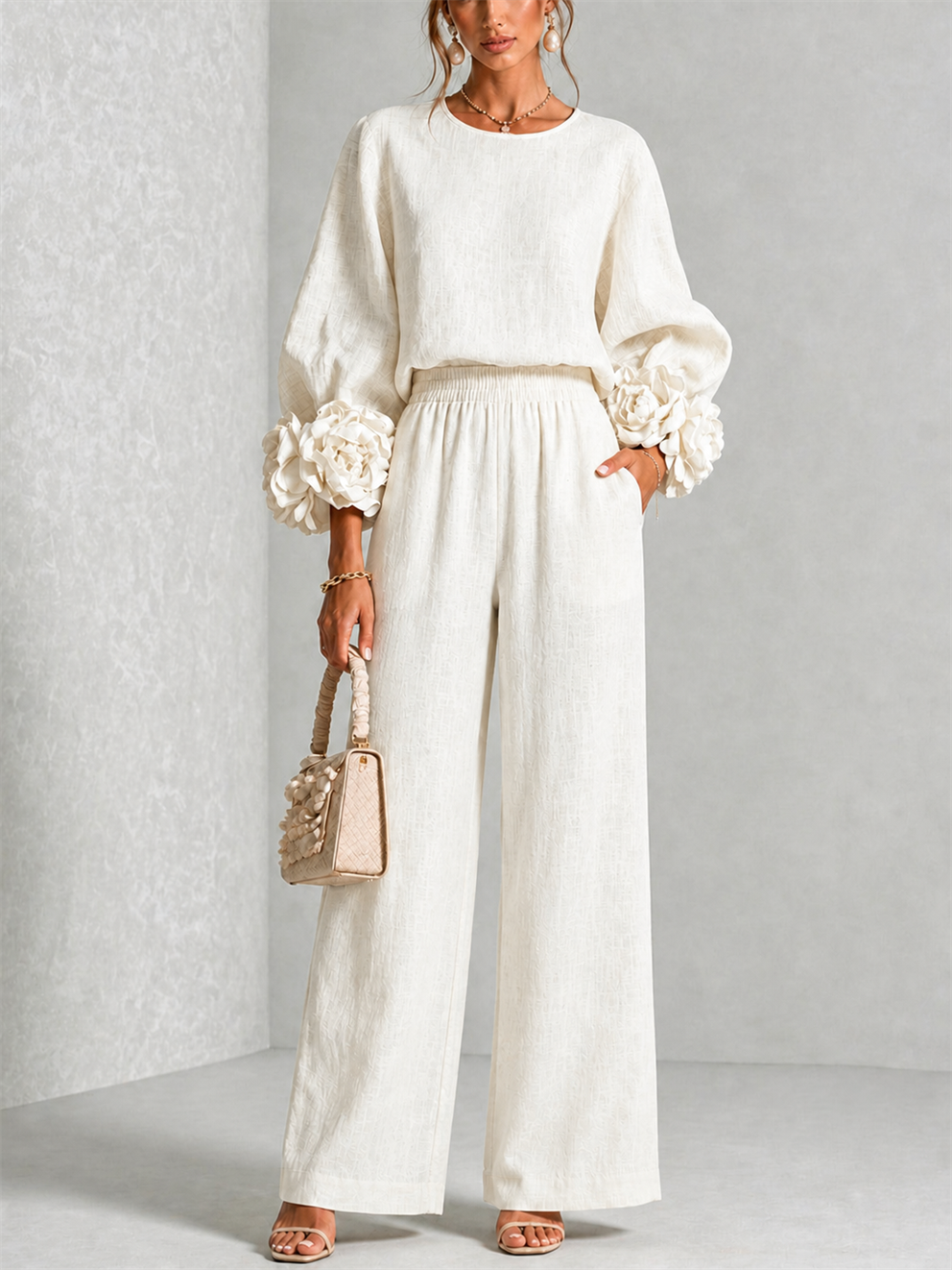 Carys | Conjunto de Dos Piezas con Tapa Floral