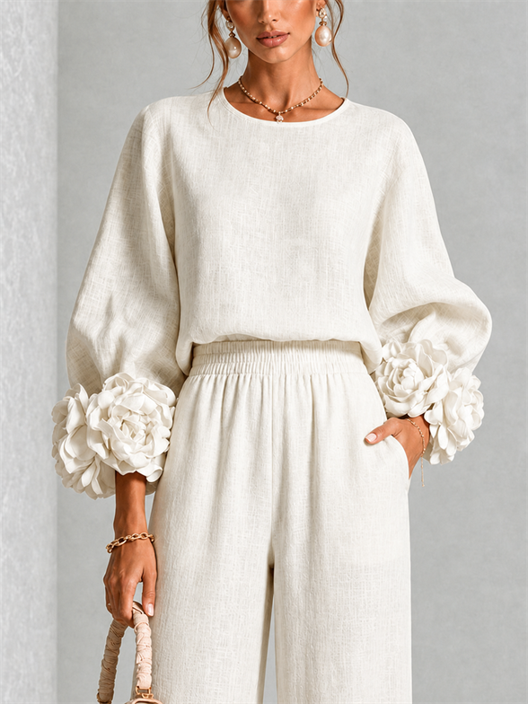 Carys | Conjunto de Dos Piezas con Tapa Floral