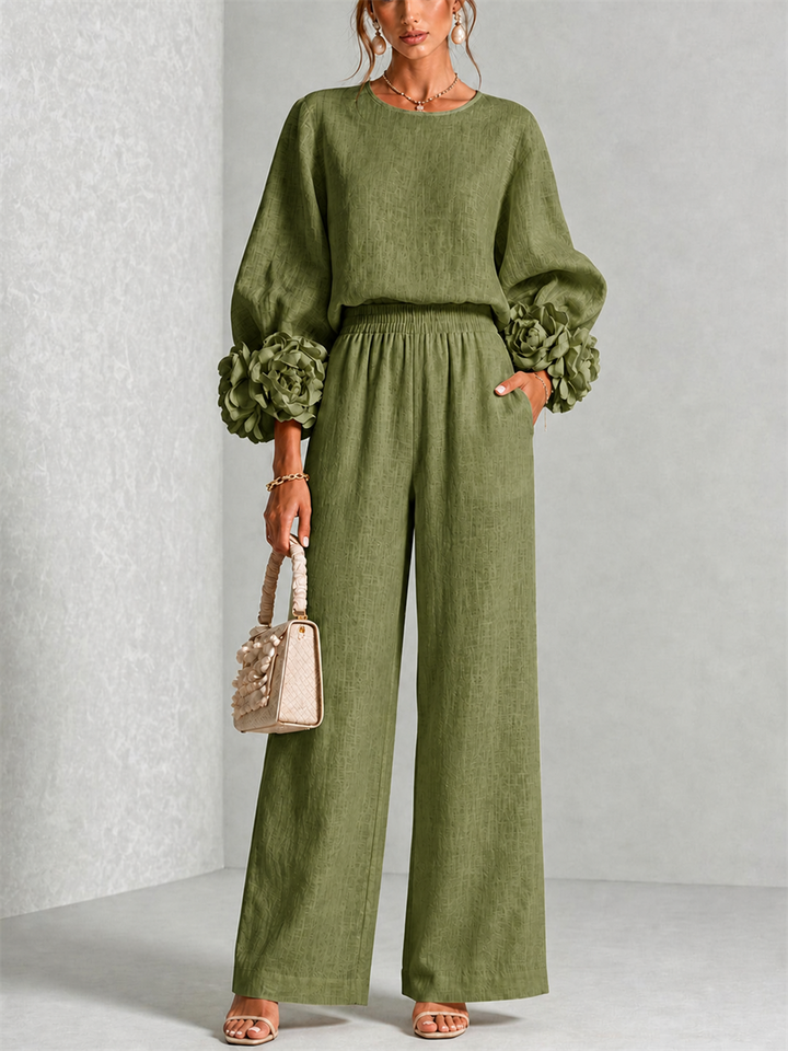 Carys | Conjunto de Dos Piezas con Tapa Floral