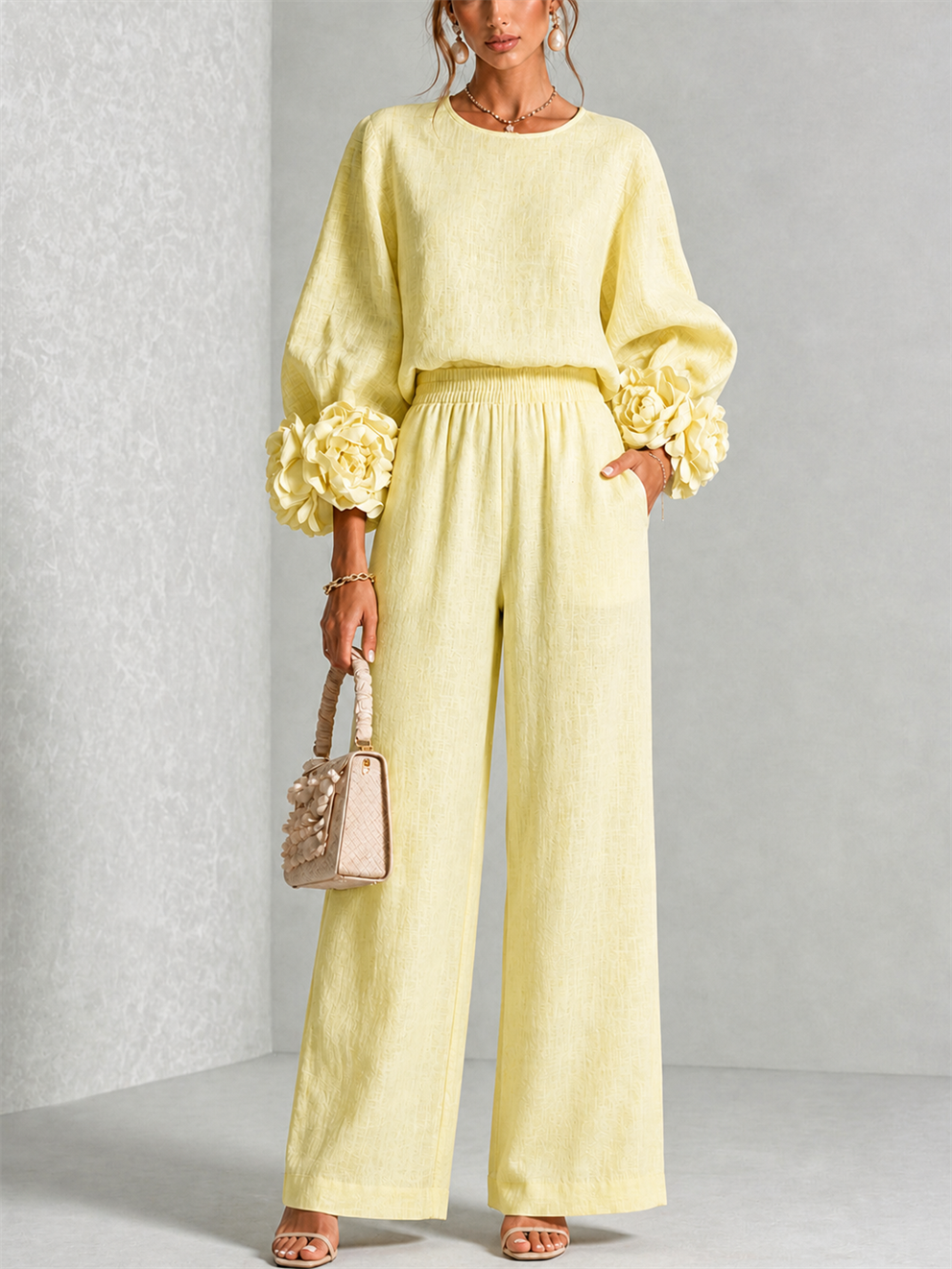 Carys | Conjunto de Dos Piezas con Tapa Floral