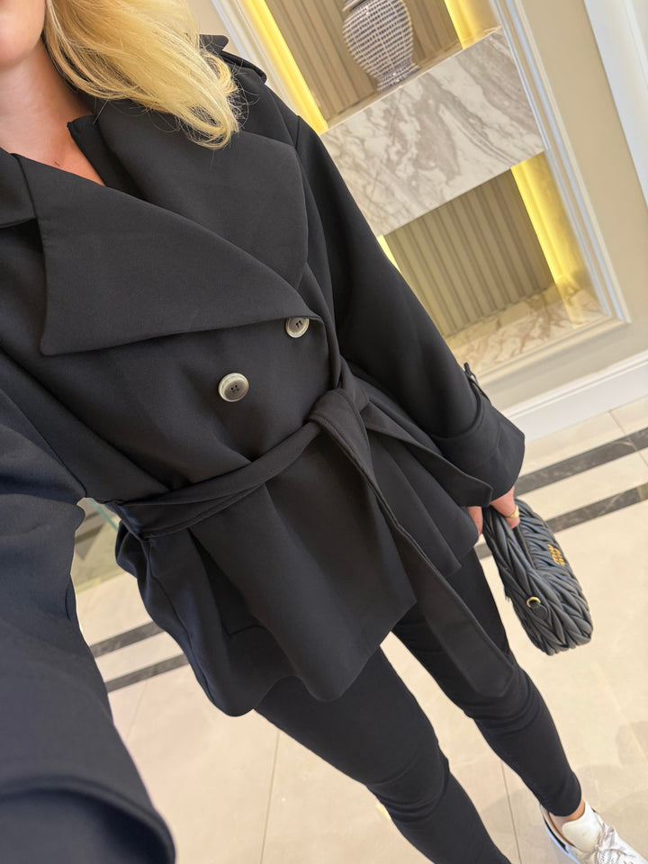 Trench-coat oversize