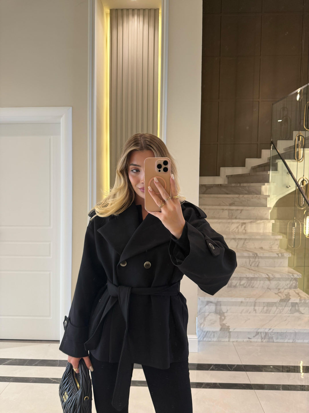 Trench-coat oversize