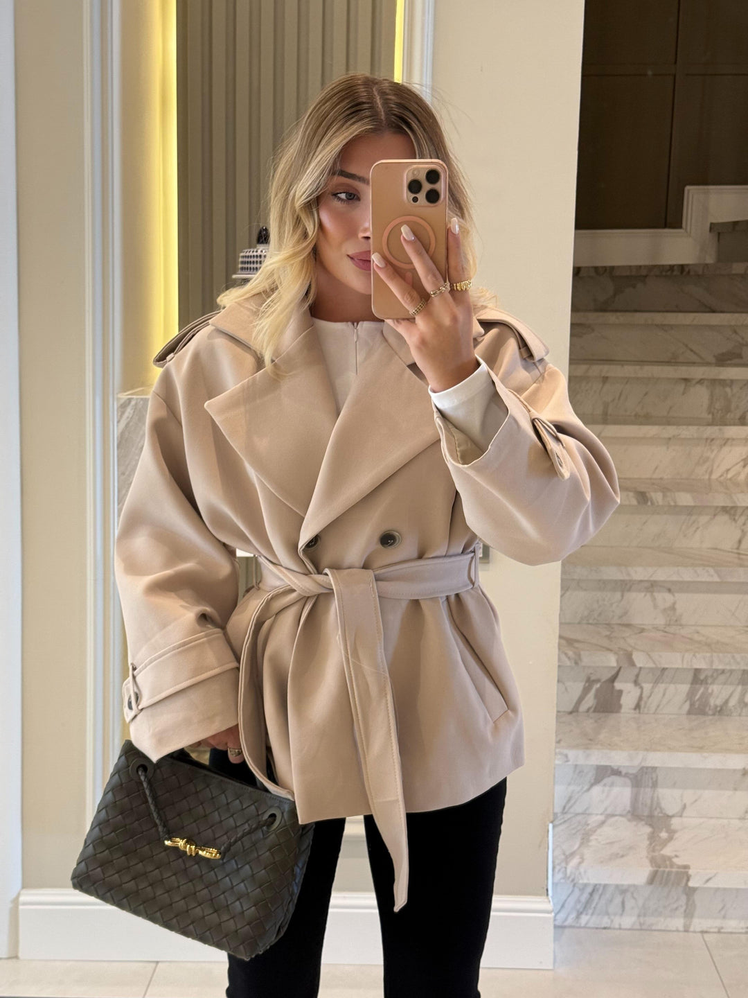 Trench-coat oversize