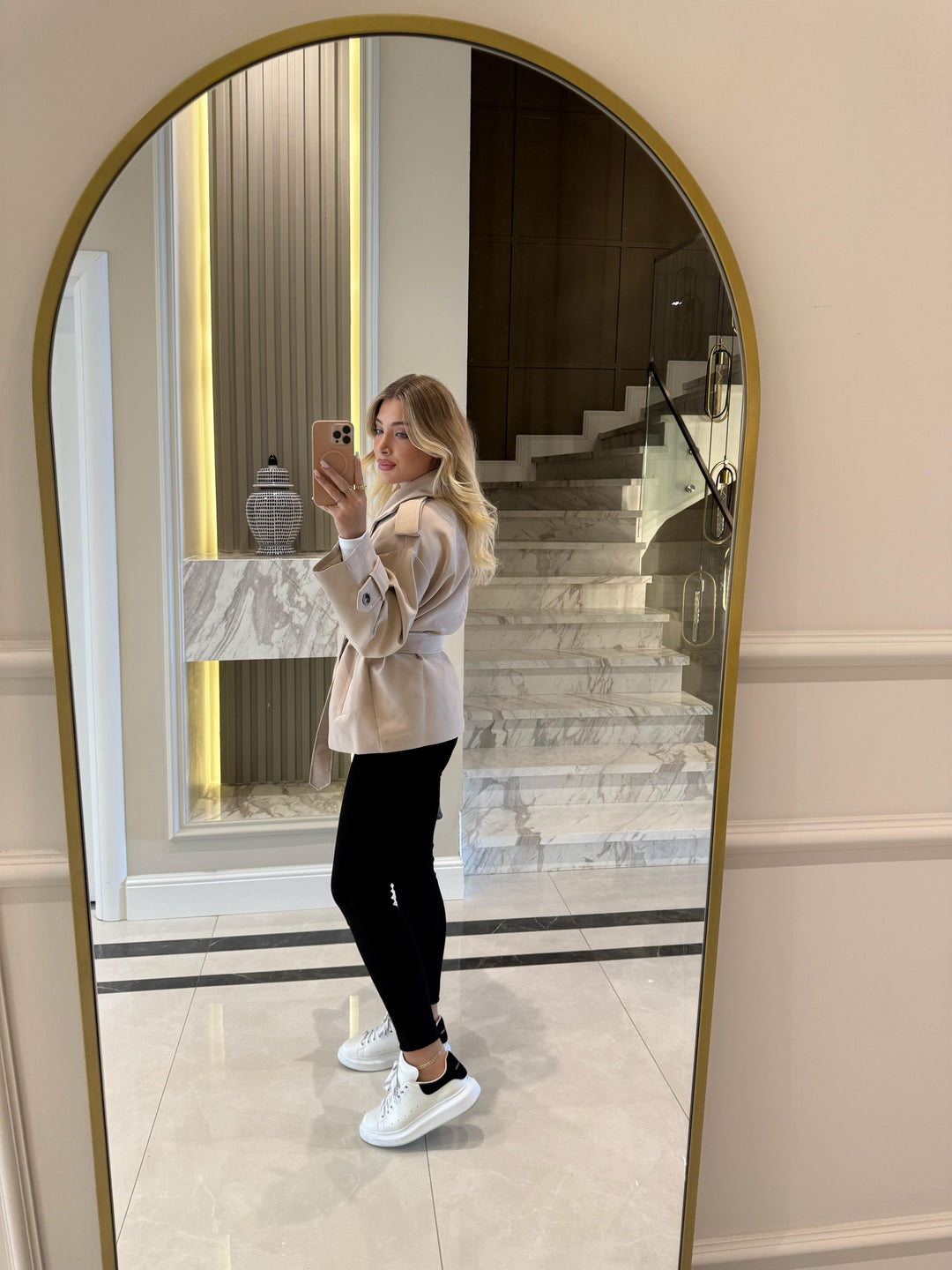 Trench-coat oversize