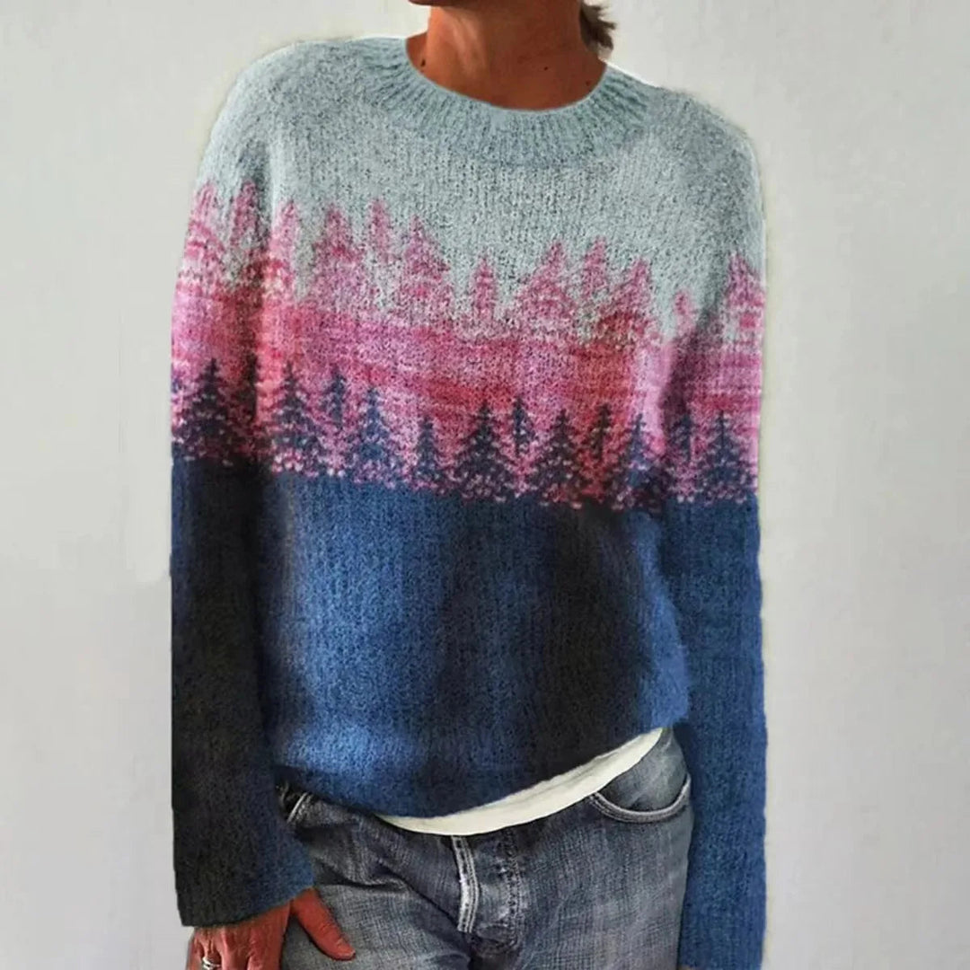 Georgia - Retro Scandinavian knitted sweater