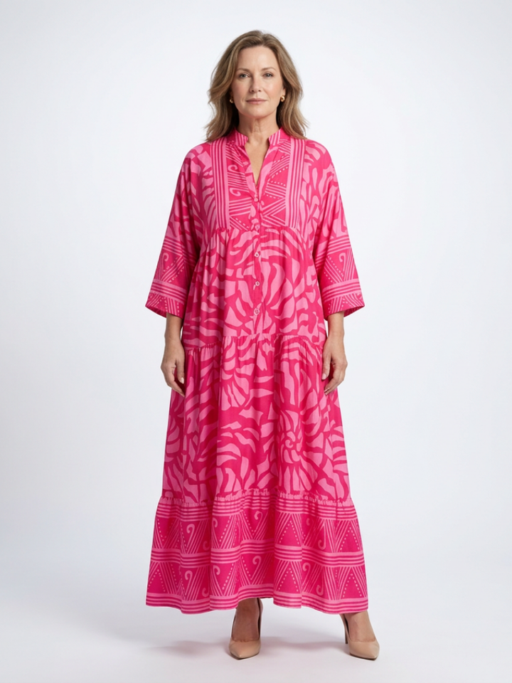 Rita | Midi Dress with Front Buttons