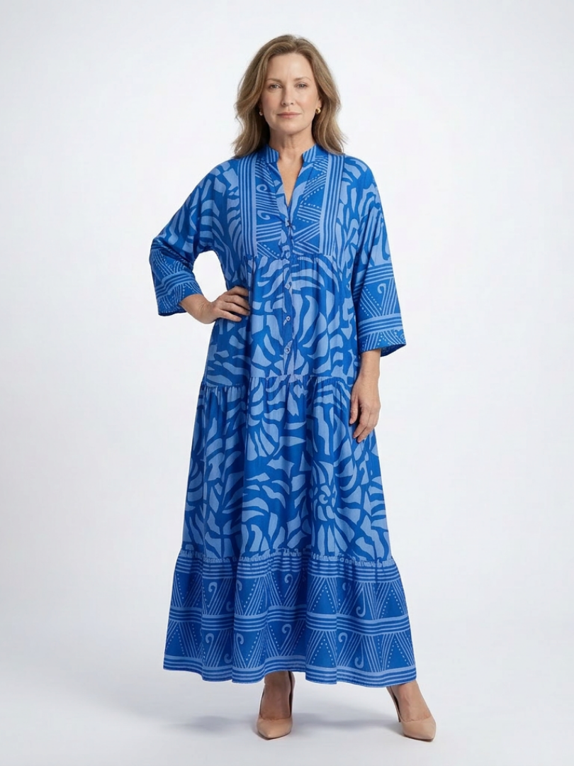 Rita | Midi Dress with Front Buttons