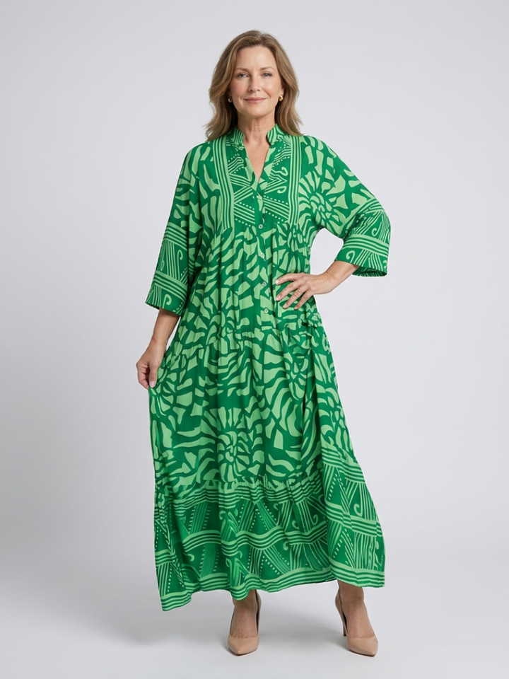 Rita | Midi Dress with Front Buttons