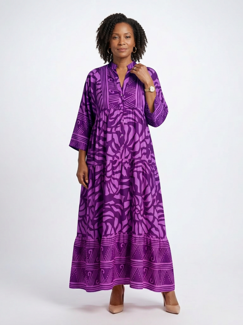 Rita | Midi Dress with Front Buttons
