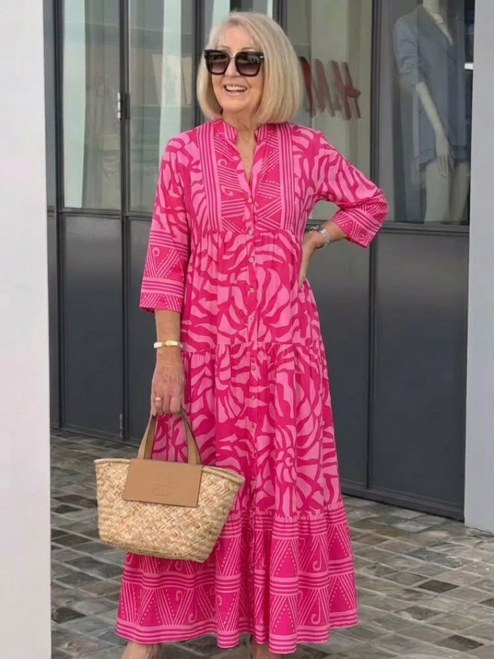 Rita | Midi Dress with Front Buttons
