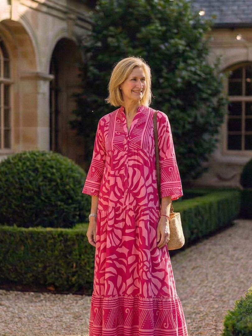 Rita | Midi Dress with Front Buttons