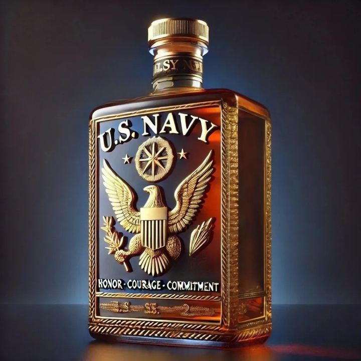 Bouteille de Whisky - Édition Marine des États-Unis