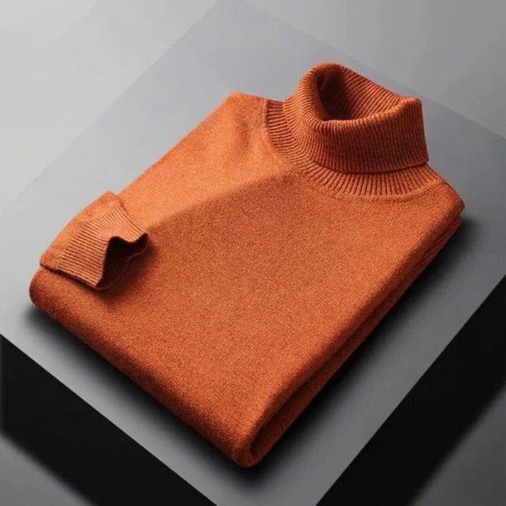 Klassischer Rollkragenpullover aus Kaschmir