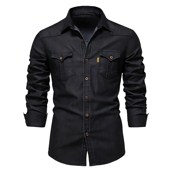 Chemise en denim de coton AdaptiveFit