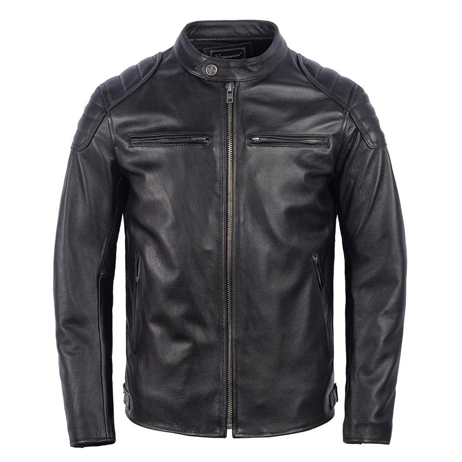 Veste en cuir vintage