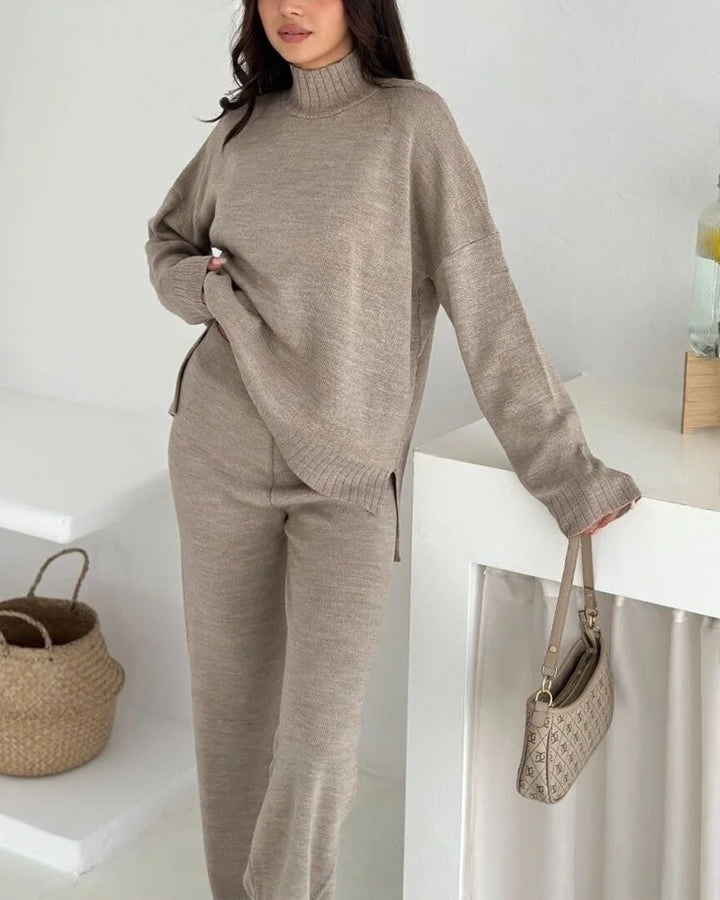 Ensemble en tricot décontracté et confortable