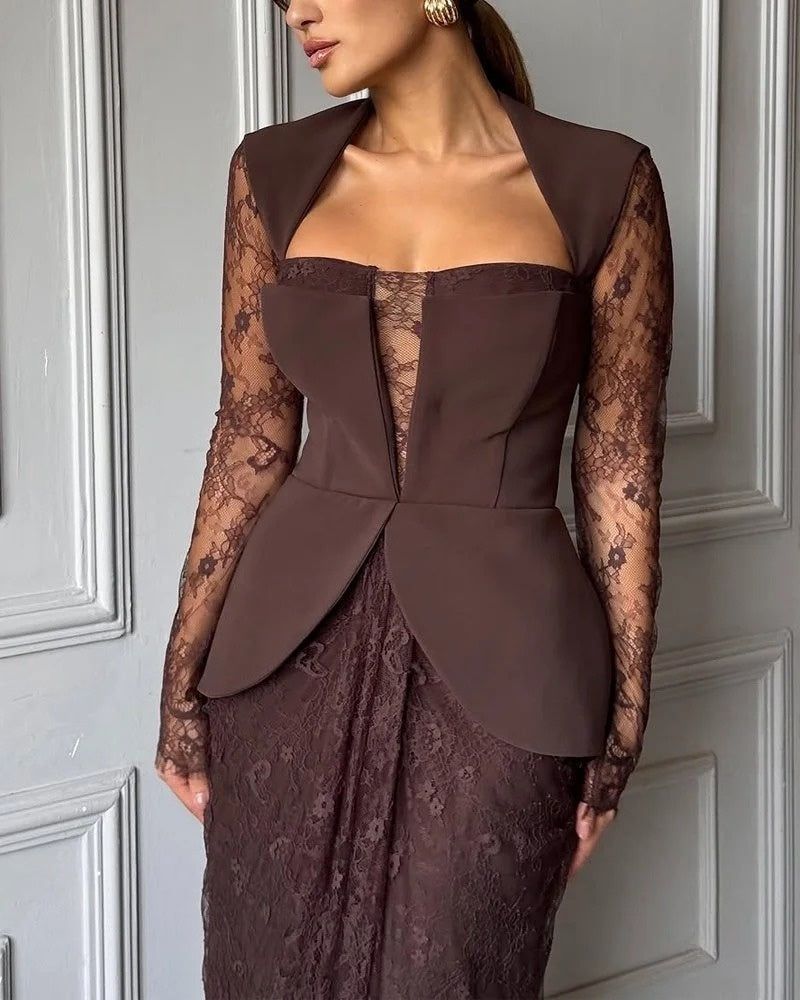 Robe élégante en dentelle