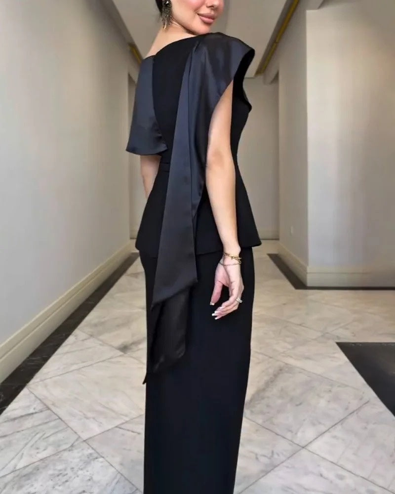 Ensemble chic haut et jupe ajourée