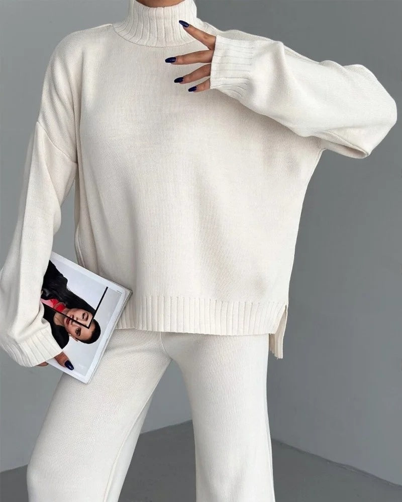 Ensemble en tricot décontracté et confortable