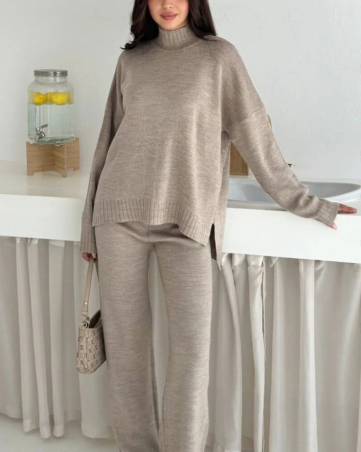 Ensemble en tricot décontracté et confortable