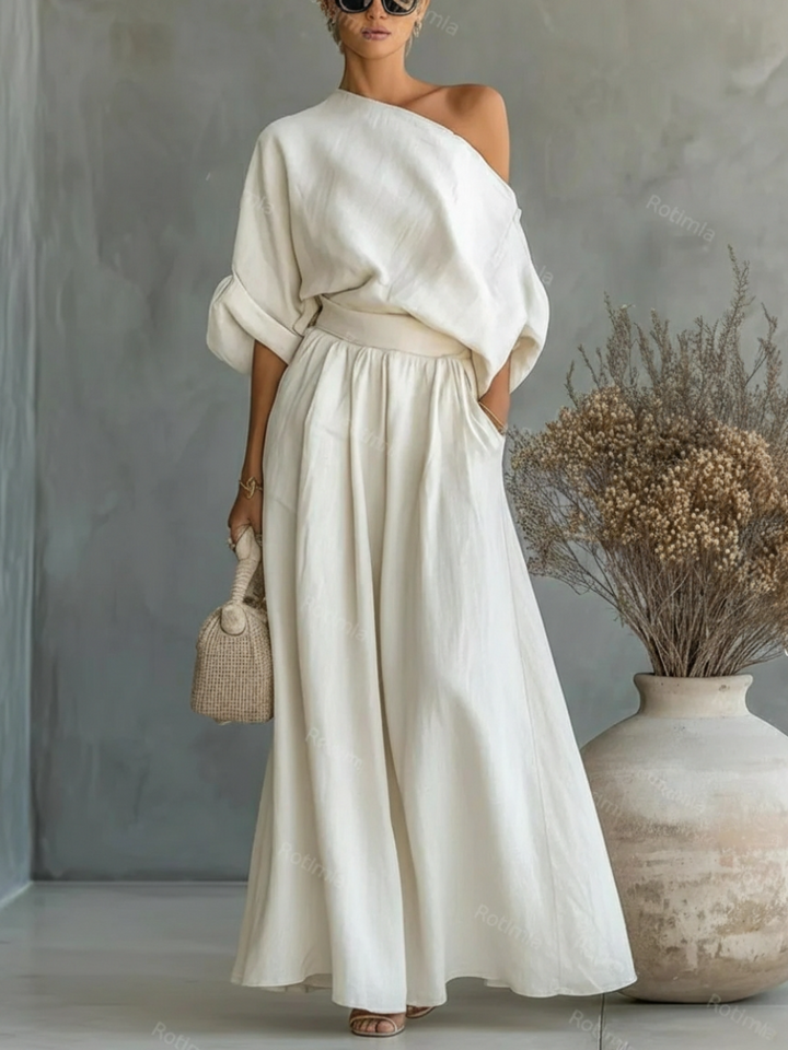 Ensemble deux pièces tendance haut bustier et pantalon