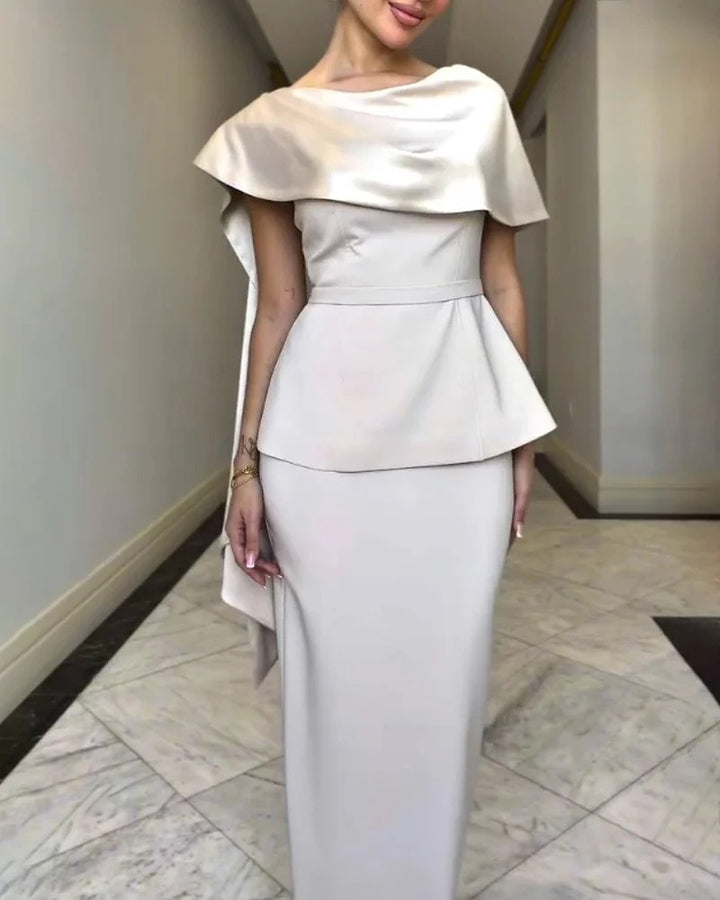 Ensemble chic haut et jupe ajourée