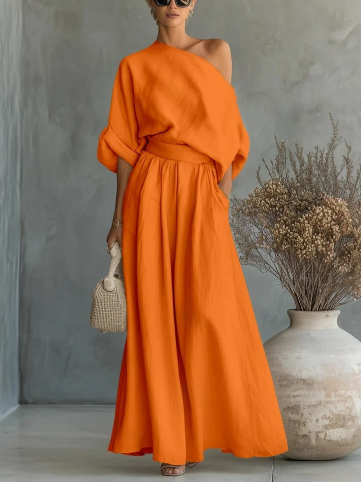 Ensemble deux pièces tendance haut bustier et pantalon