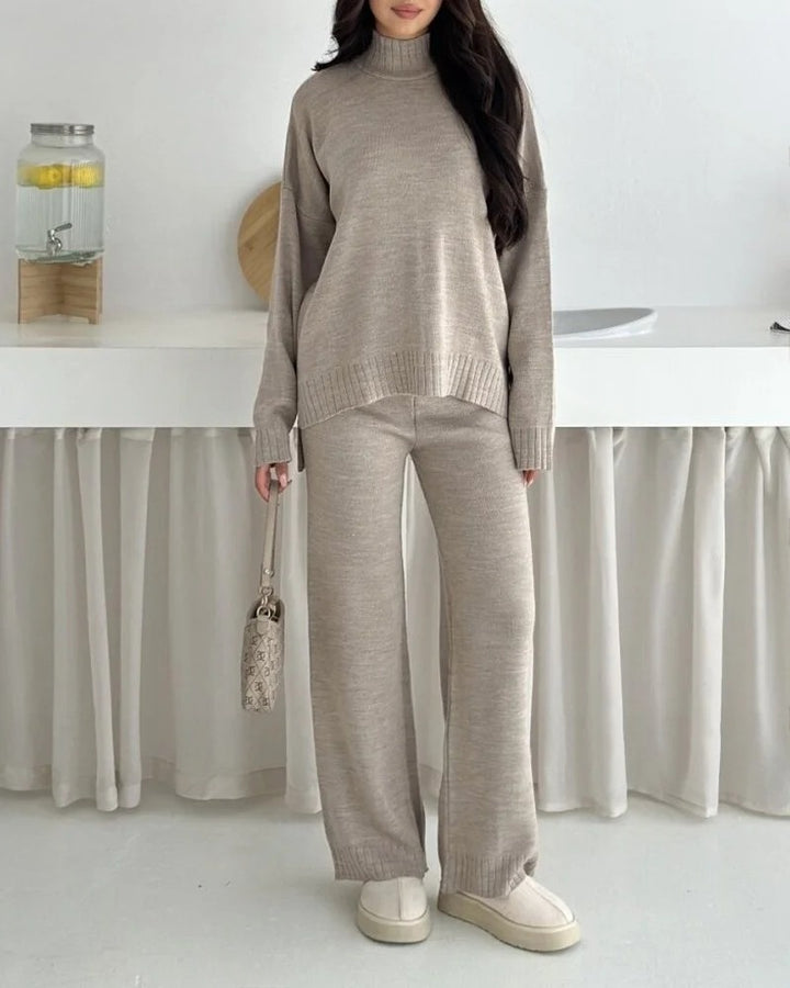 Ensemble en tricot décontracté et confortable