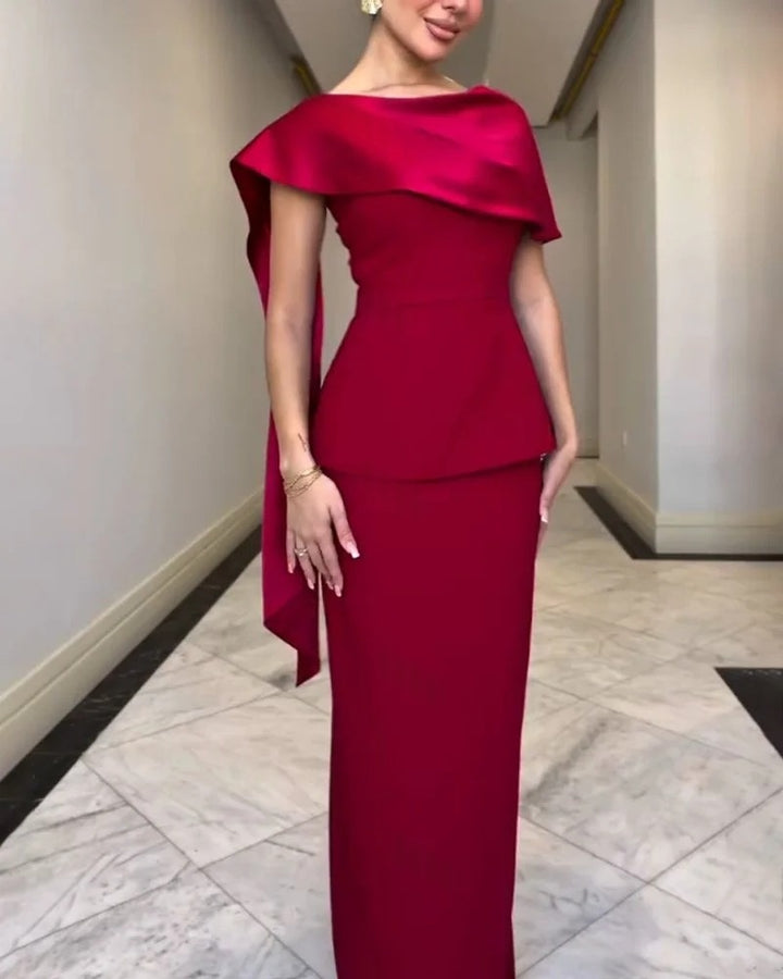 Ensemble chic haut et jupe ajourée