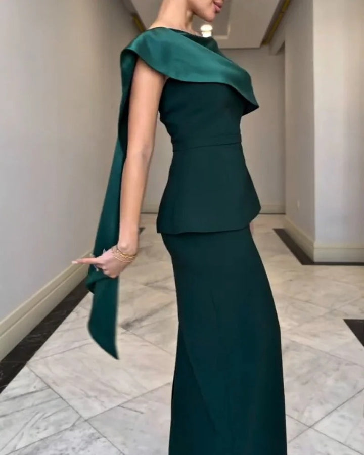 Ensemble chic haut et jupe ajourée
