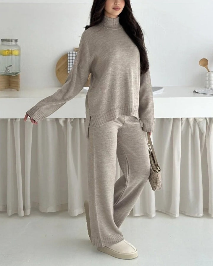 Ensemble en tricot décontracté et confortable
