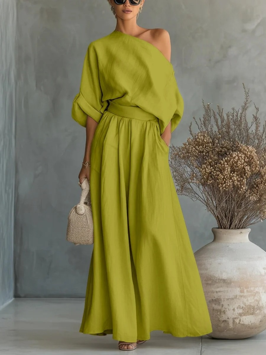 Ensemble deux pièces tendance haut bustier et pantalon