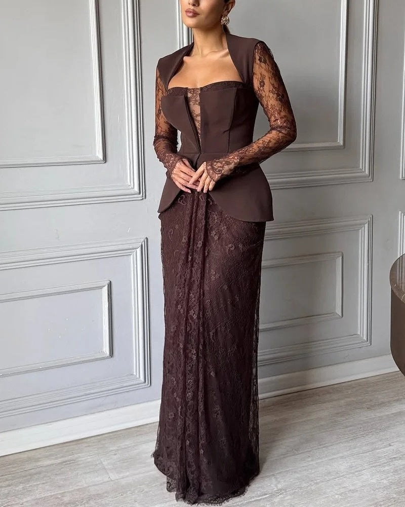 Robe élégante en dentelle