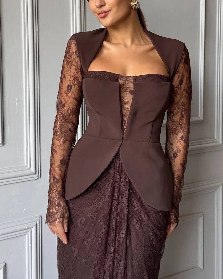 Robe élégante en dentelle