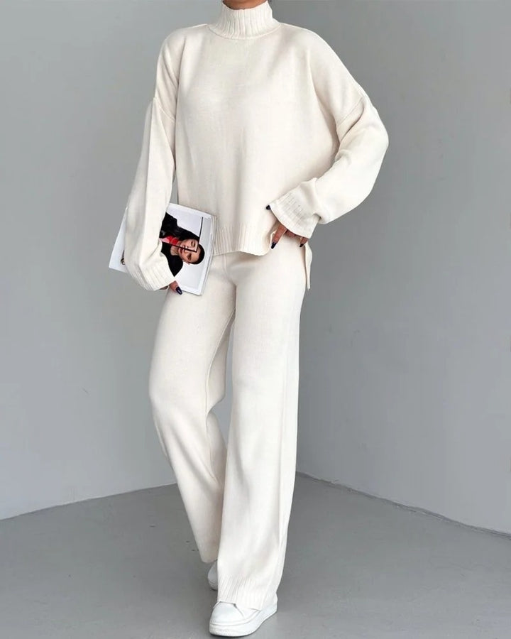 Ensemble en tricot décontracté et confortable