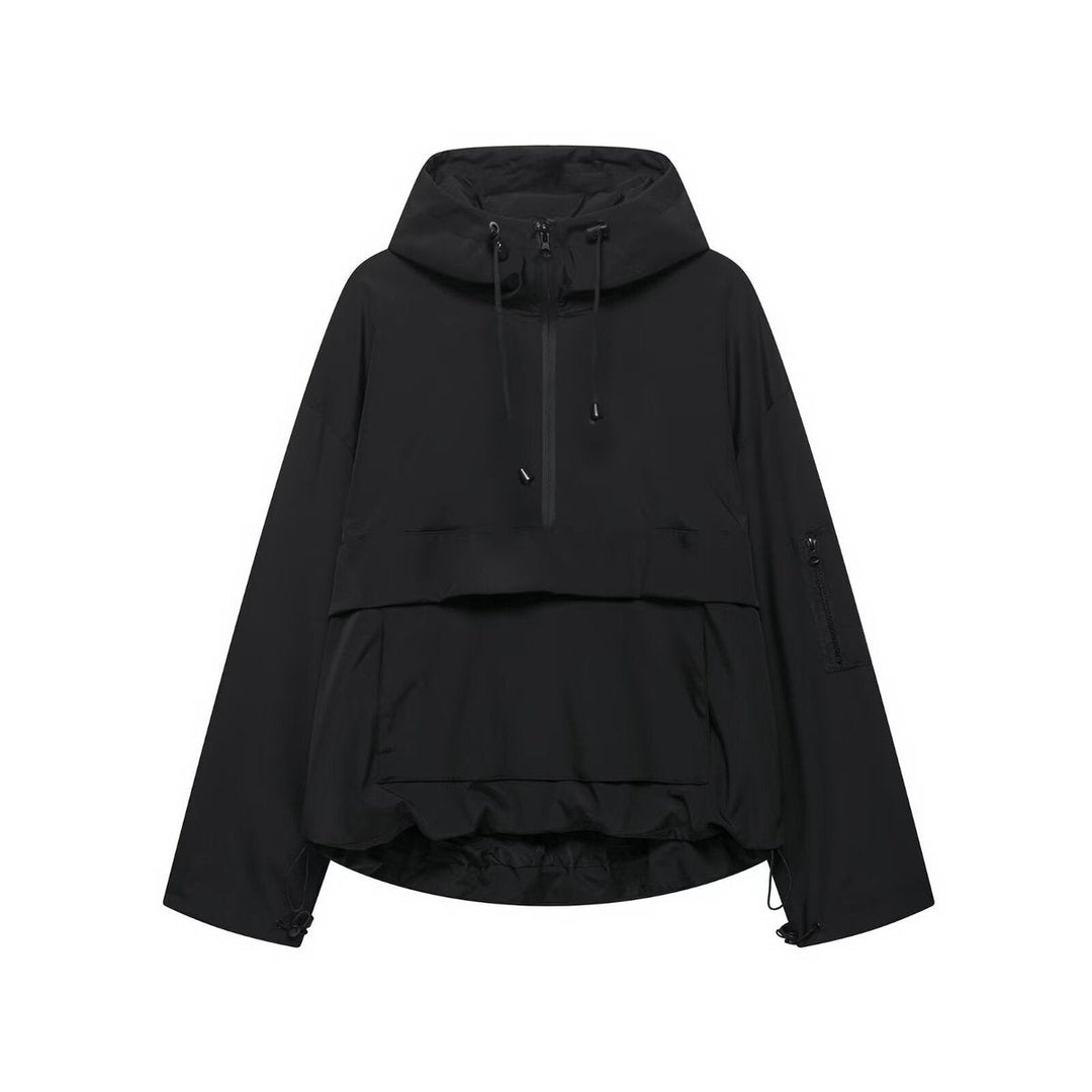 Harper | Sudadera con Capucha para Mujer, Anorak Acolchado con Media Cremallera